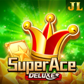Super Ace Deluxe slot game icon artwork on inplay gaming chair